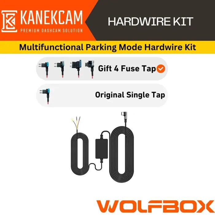 Wolfbox Multifunctional Hardwire Kit - FuseBox & OBD Connection