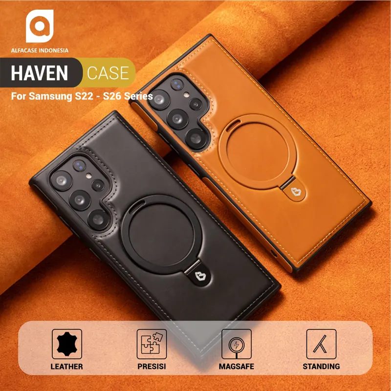 ALFACASE Case Samsung S22 S23 S24 S25 S26 Plus Ultra - Haven - Casing S Series