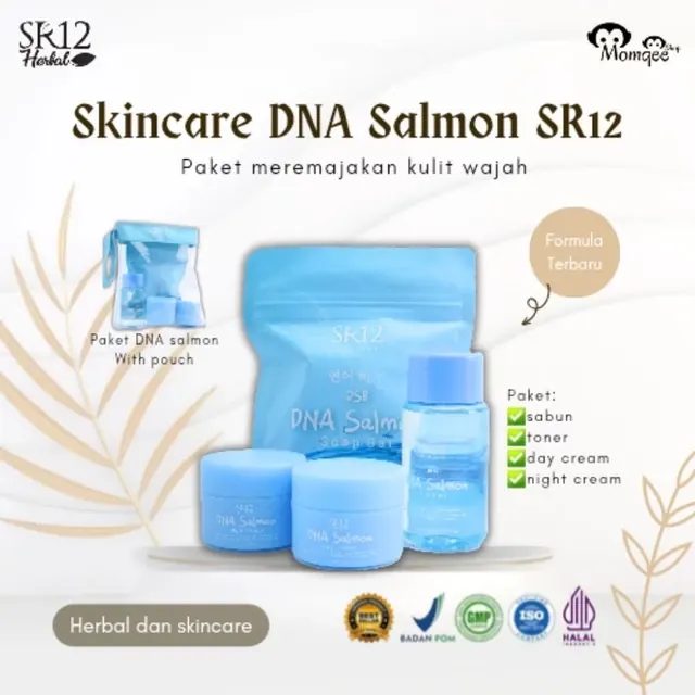 (Momq) DNA Salmon SR12 paket skincare