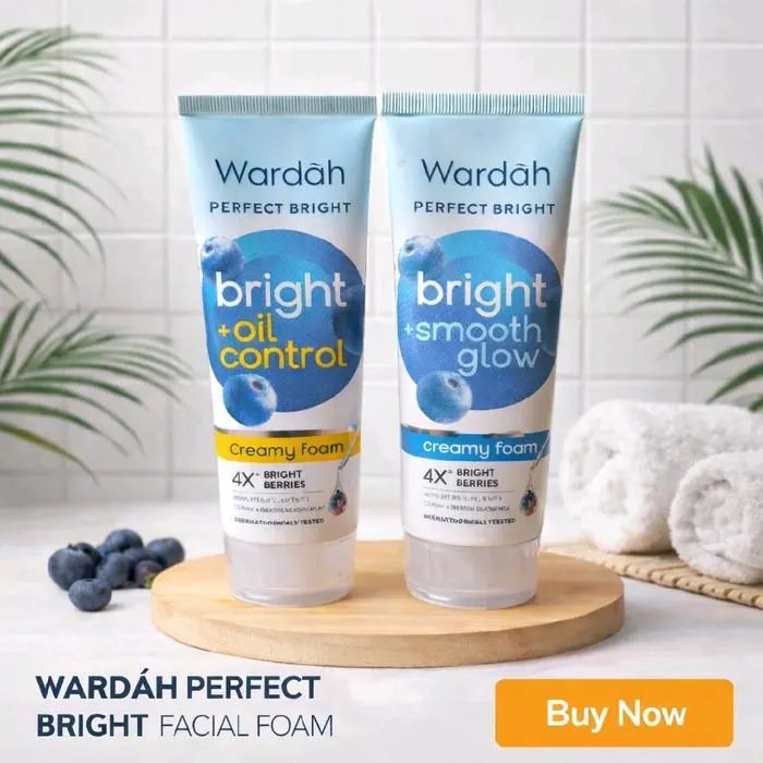 Wardah Perfect Bright Facial Foam 100ml Muka