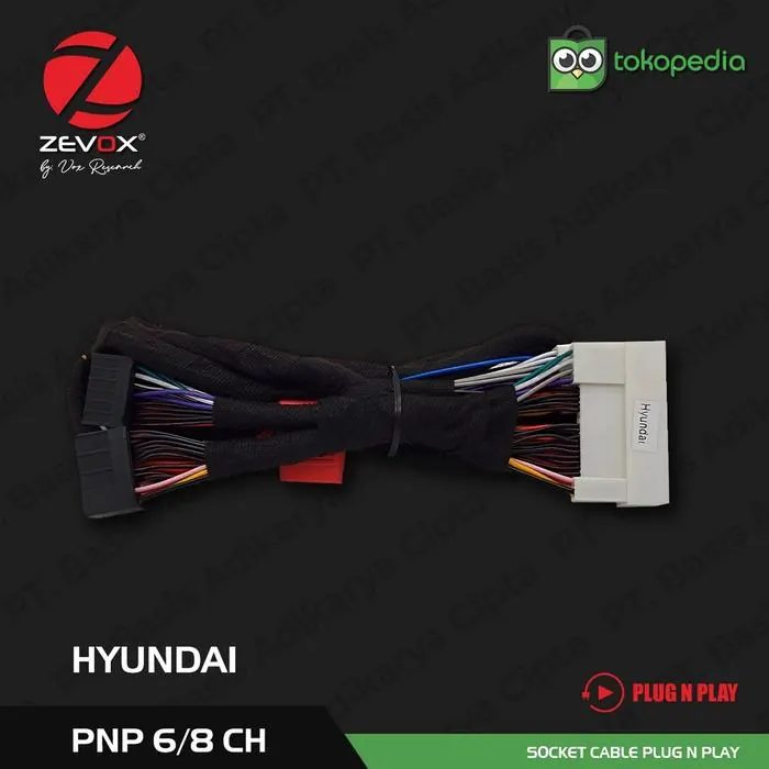 Socket PNP Plug & Play Processor Zevox by Vox Research untuk Hyundai