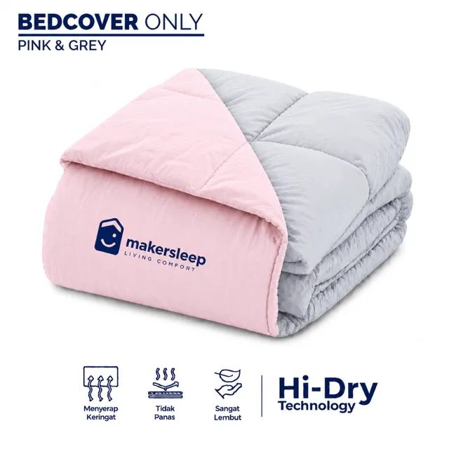 Khusus Pembelian Bedcover Only Two Tone Ukuran 120x220 - Makersleep