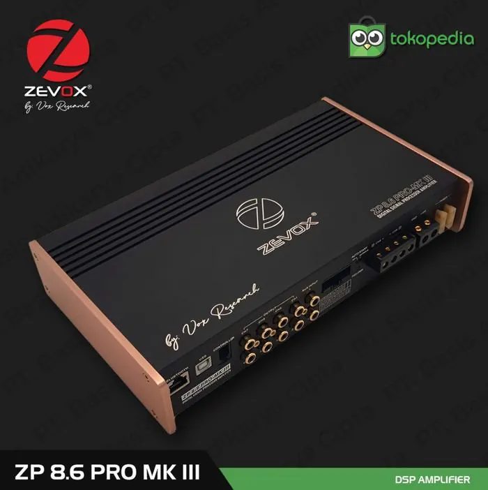 Processor DSP Built in Power Zevox ZP 8.6 Pro MK IV 8 Channel by Vox