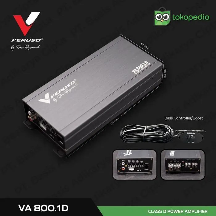 Power Amplifier Mini Kecil Monoblock Veruso VA 800.1 D by Vox Research
