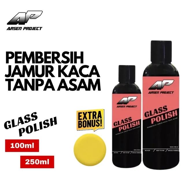 Arsen Project Glass Polish Jamur Kaca Mobil 100/250ml
