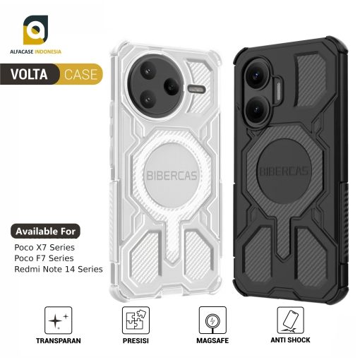 ALFACASE Case Poco X7 F7 Redmi Note 14 Pro Plus Ultra 5G - Volta - Casing X7 F7 14 Series