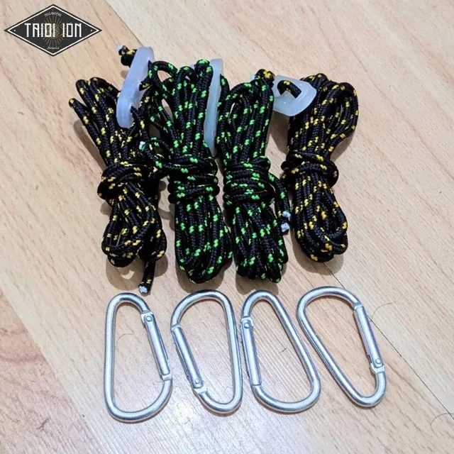 Tali Prusik / Perusik / Guyline Pengganti Tenda Decathlon Quechua MH100 Kapasitas 2 Orang
