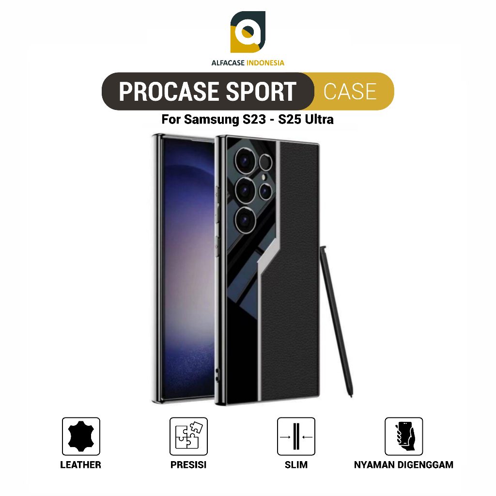 ALFACASE Casing Samsung S23 S24 S25 Ultra - Pro Case Sport - S Series