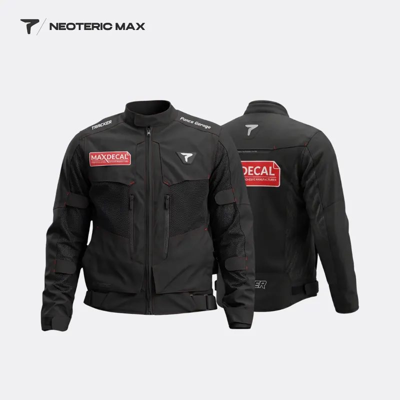 Jaket Motor Pria TRACKER Waterproof Windproof Premium, Reflective, Protector NEOTERIC x