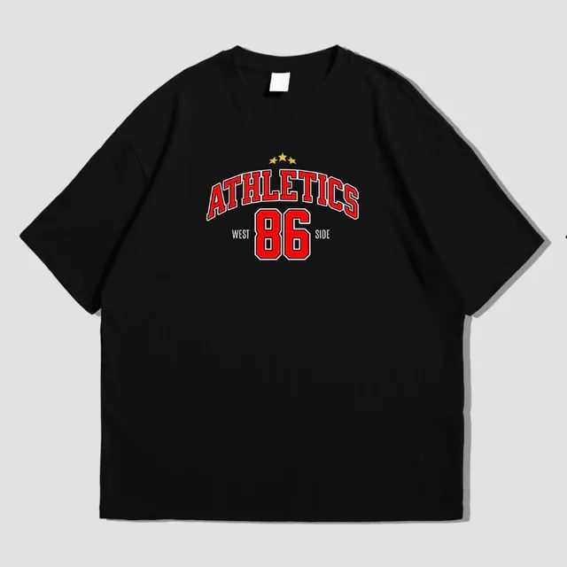 Baju Kaos Distro T Shirt Premium ATHLETICS Unisex cowo cewe pria wanita