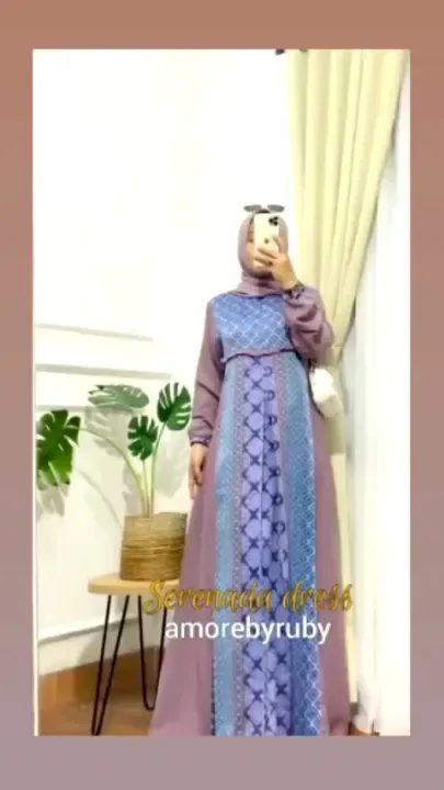 restock gamis serenada amore by ruby