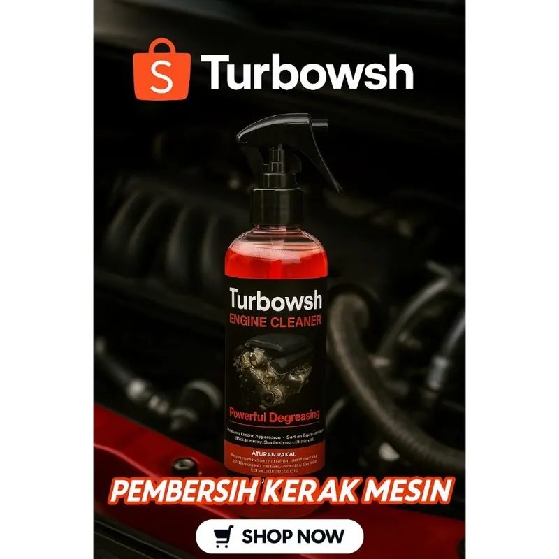 Pembersih Kerak Mesin Motor Turbowsh 250ML