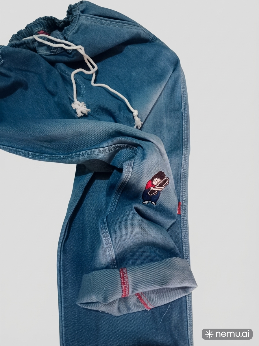 Celana Baggy Denim P. R. I. N. S. P. C. P