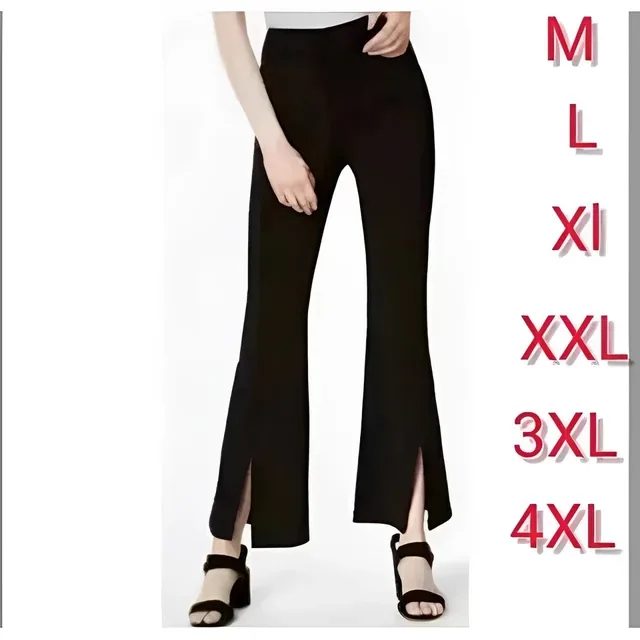 Celana Cutbray Wanita Dewasa-celana Pants Belah Bawah-celana Bahan Scuba