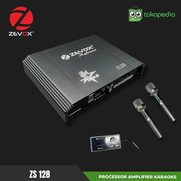 ZEVOX PROCESSOR AMPLIFIER KARAOKE - ZS 128