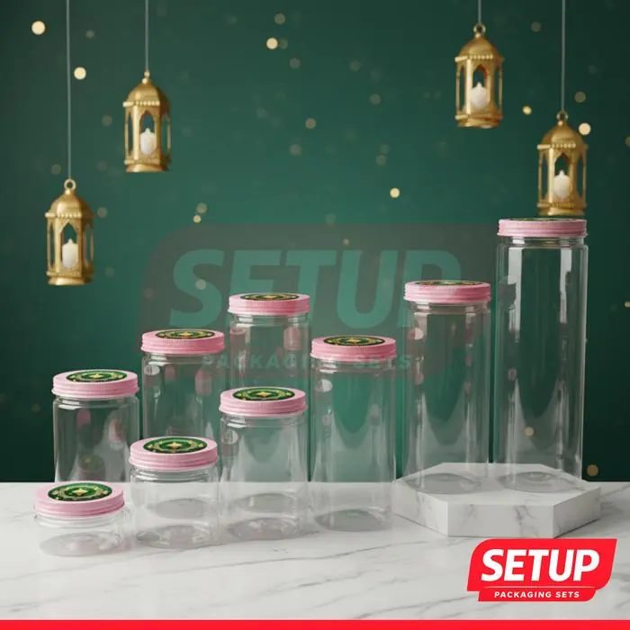 Toples Silinder 200–1300ml + Stiker Lebaran