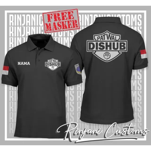 Kaos Polo DISHUB Patwal.Kaos Kerah Bahan Berkualitas