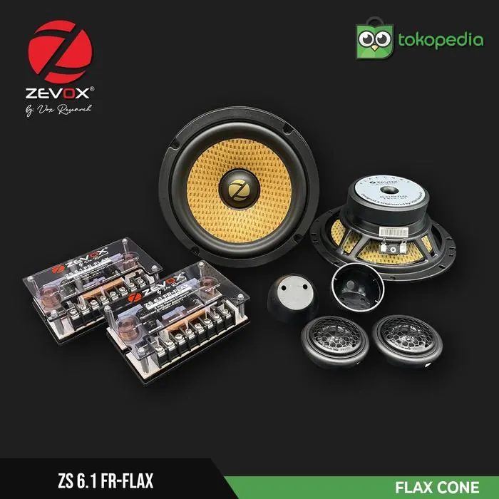 Speaker ZS 6.1 FR-FLAX Component Set by Vox Research