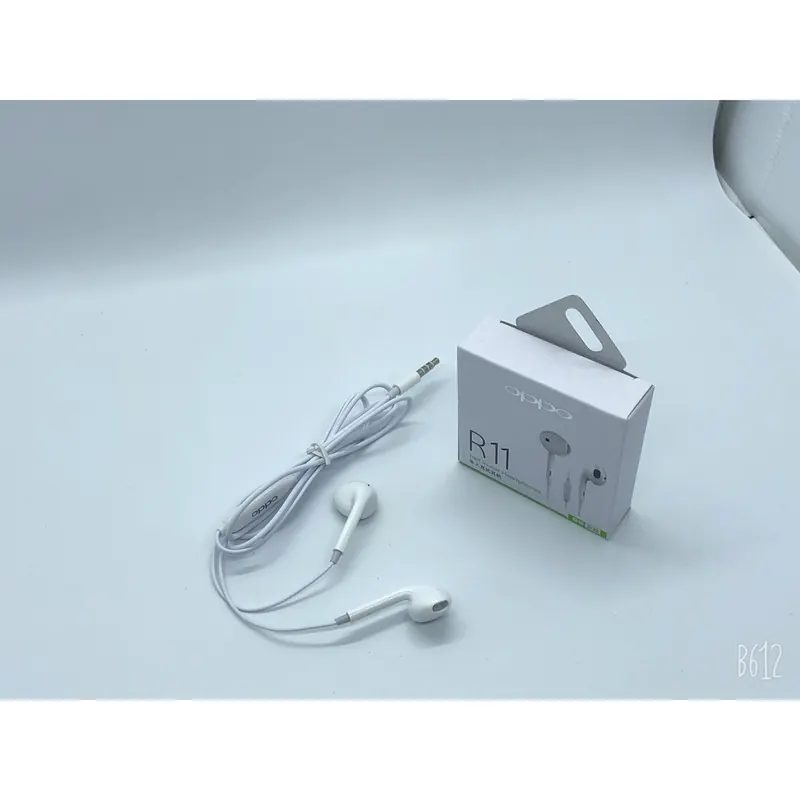 Handsfree Ori Oppo R11 Headset Kualitas Bagus Suara Jernih Earphone
