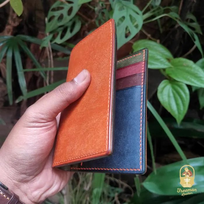 DOMPET KULIT Middle Wallet Five Colors Pueblo Badalassi Leather Itali