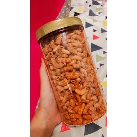 makaroni kering / crispy / pedas / setan / gurih