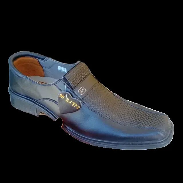 MANDIENS - SJ172 Sepatu Kulit Asli Pantofel Kerja Pria Original Medali Export Quality