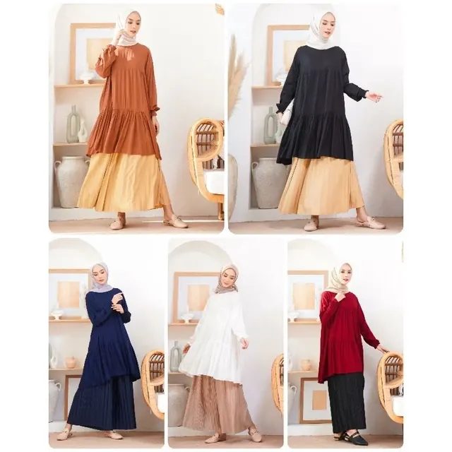 ‼ Clowi Top Atasan Tunik Wanita by Radwah Original