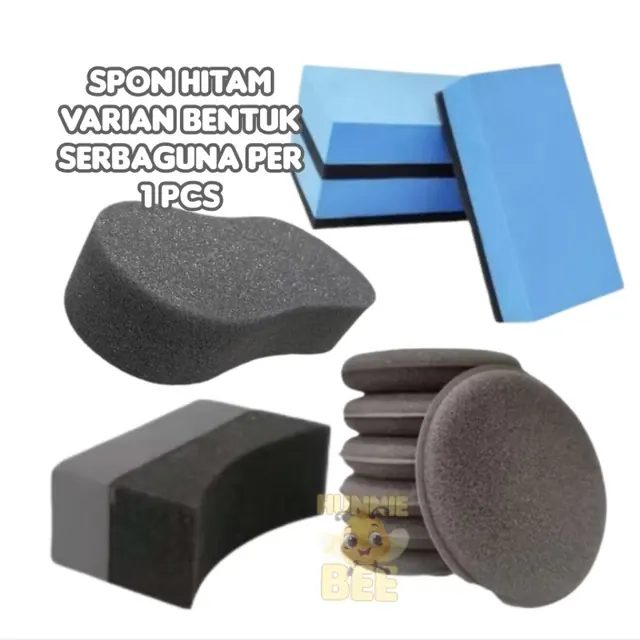 SPON HITAM Varian Bentuk Serbaguna per 1 pcs