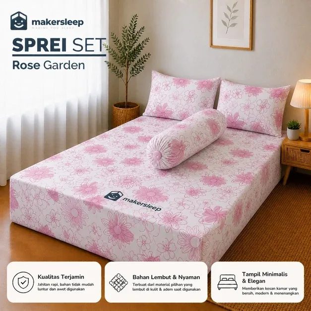 Khusus Etalase Sprei Set Motif Ukuran 120x200 Tinggi 20 Cm