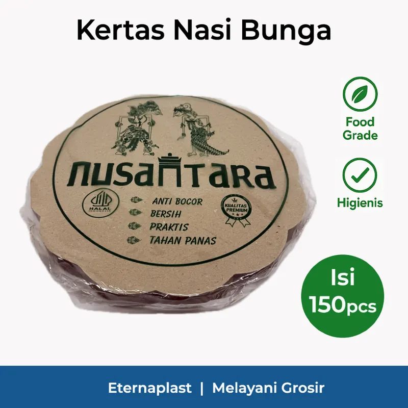 (150PCS) Kertas Nasi Bunga
