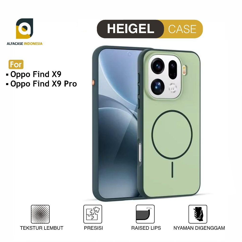 ALFACASE Case Oppo Find X9 Pro - Heigel - Casing X9