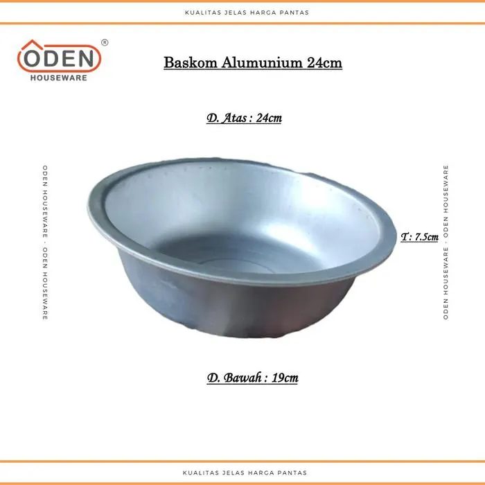 Baskom Alumunium 24cm