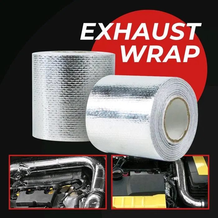 Exhaust Wrap Lakban Peredam Panas Knalpot Motor Pipa Gas Kenalpot Mobil 5M 50mm
