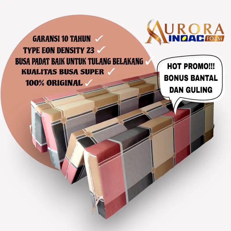 Kasur Lipat Busa INOAC Density 23 Garansi 10 tahun