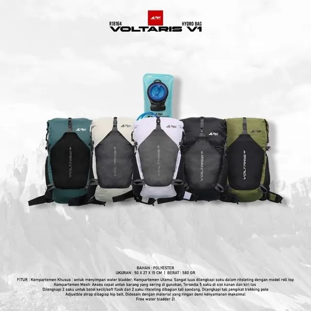 Ransel / Hydrobag Voltaris V1 + Waterbag Arei Outdoorgear