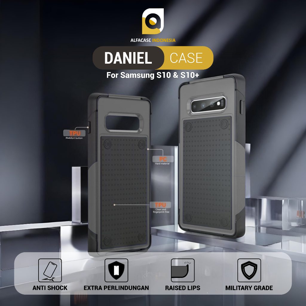 ALFACASE Casing Samsung S10 Plus - Daniel Case - Series