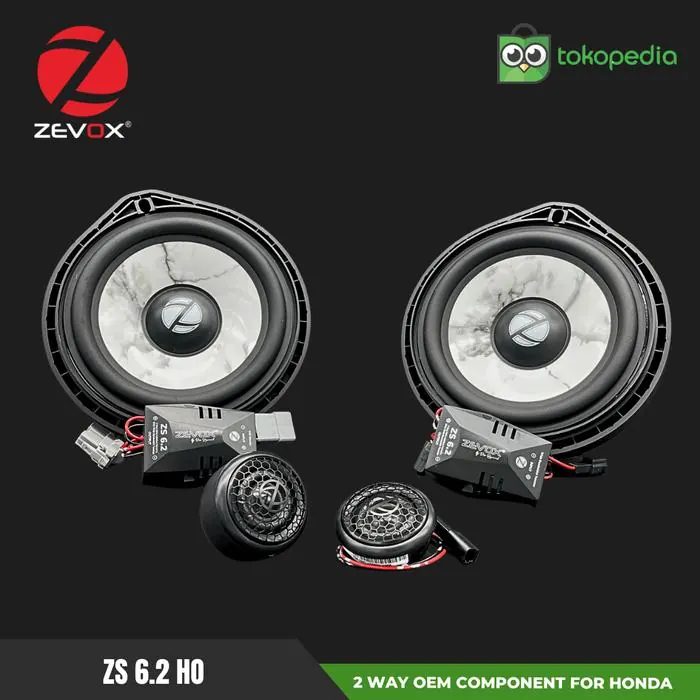 ZEVOX Speaker Set 2 Way OEM HONDA Plug And Play - ZS 6.2 HO
