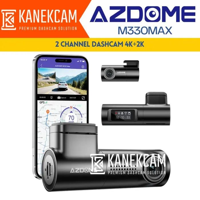 Dashcam Azdome M330 Max 2 Camera 4K+2K