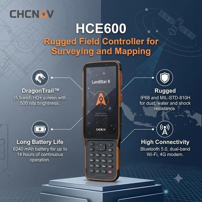 CHCNAV HCE600 Rugged Field Controller for Surveying and Mapping