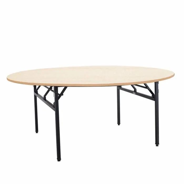 Meja lipat pameran bulat restoran pesta makan folding table