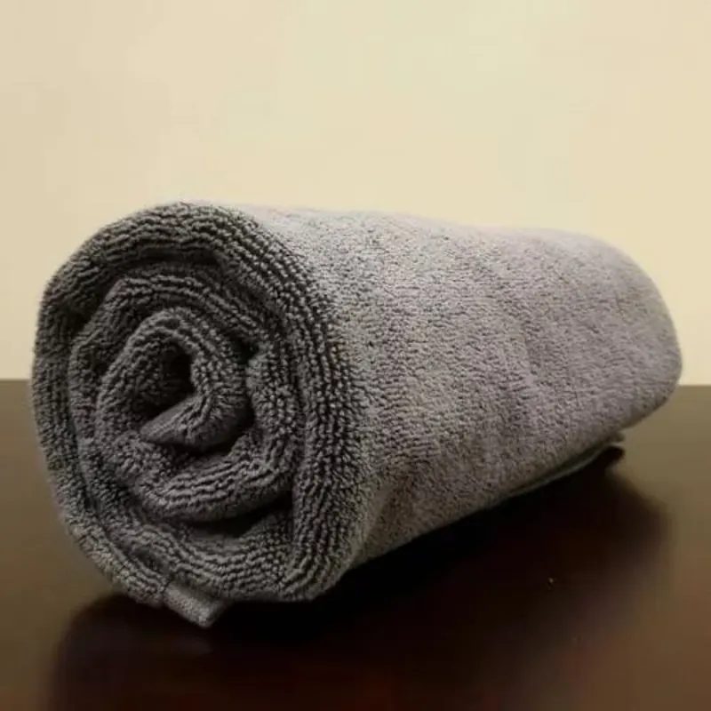 Keset Kaki Hotel 50x75 cm full katun warna abu 1000 gsm