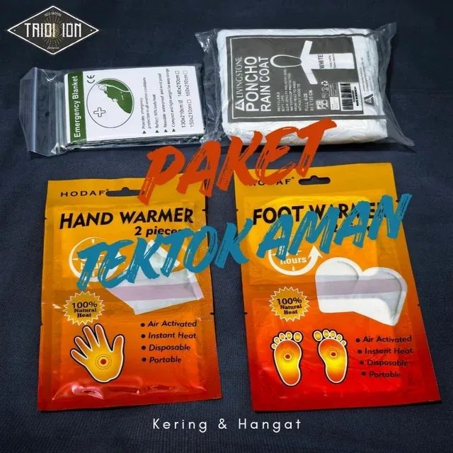 Paket Emergency Anti Hypothermia untuk Pendaki Tektok