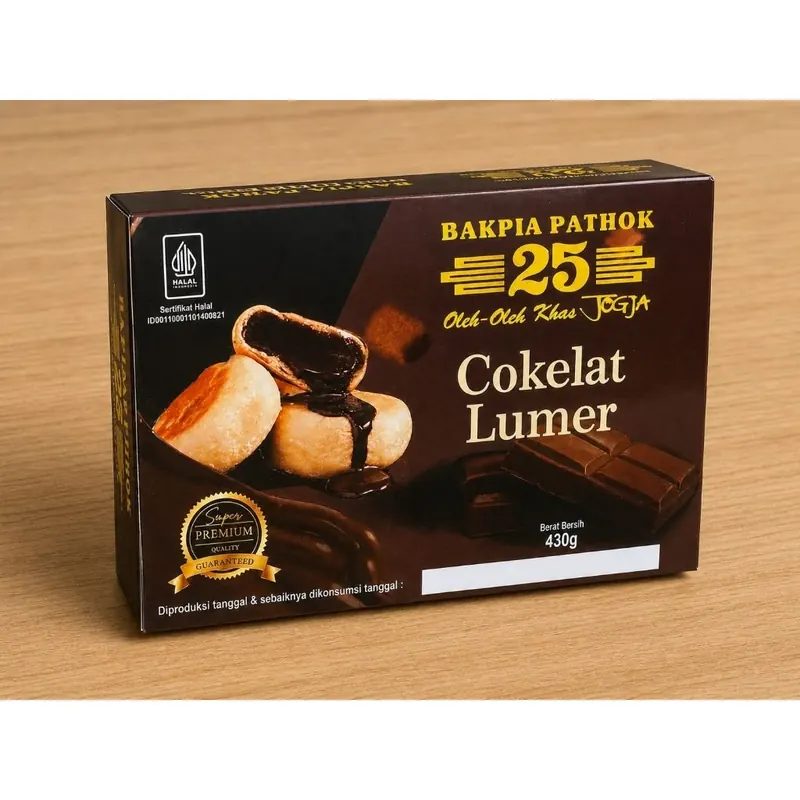 Bakpia Pathok 25 Rasa Cokelat Lumer isi 12