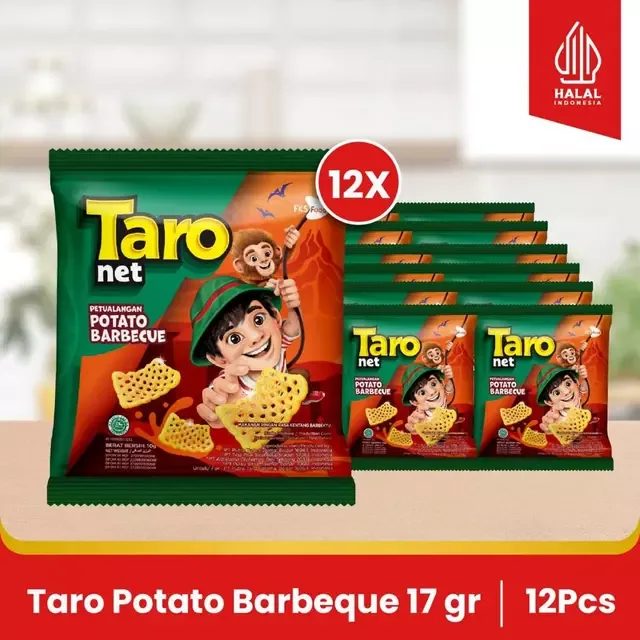 Paket Bundling - Taro - Barbeque - 17gr - 12 pcs