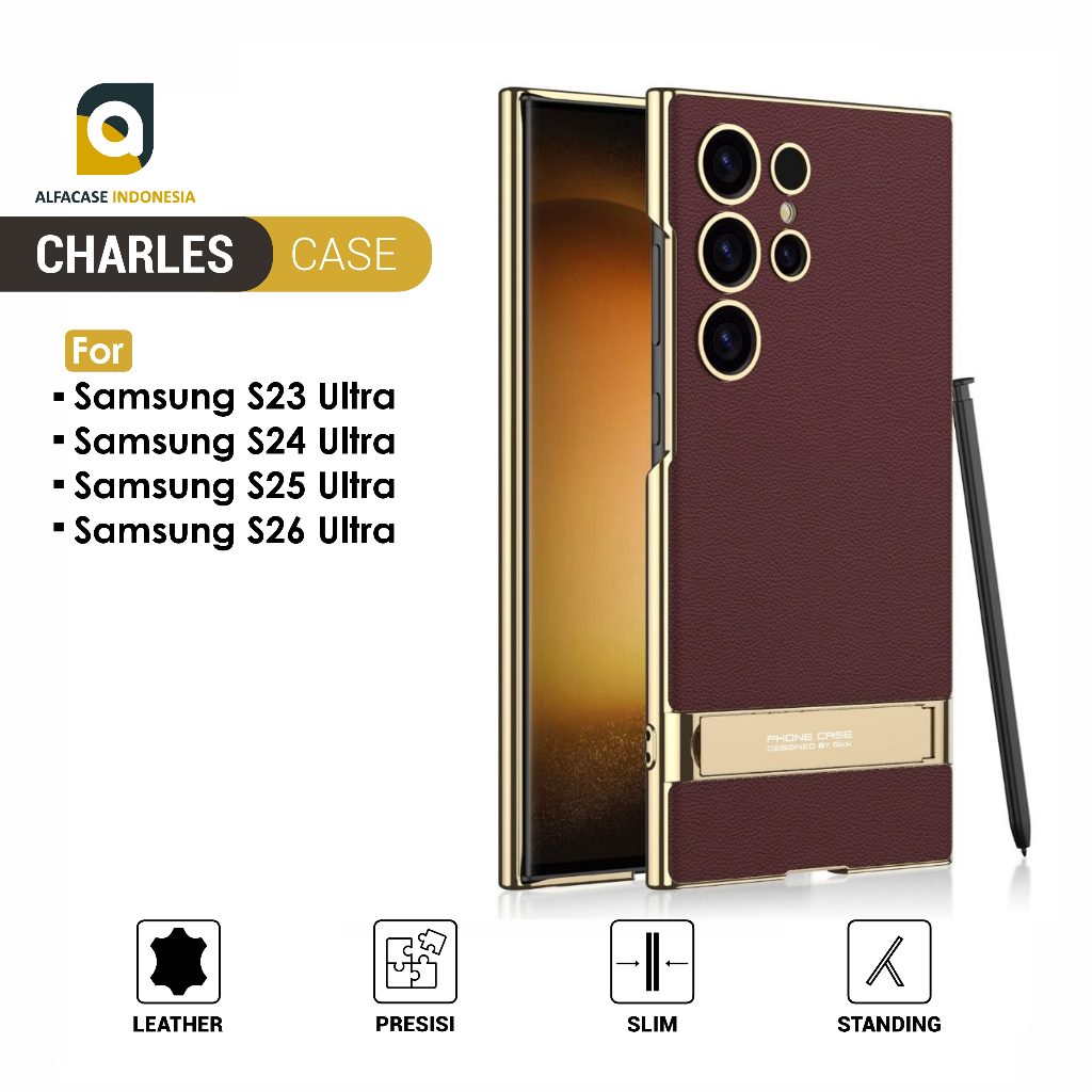 ALFACASE Casing Samsung S23 S24 S25 S26 Ultra - S Series - Charles Case