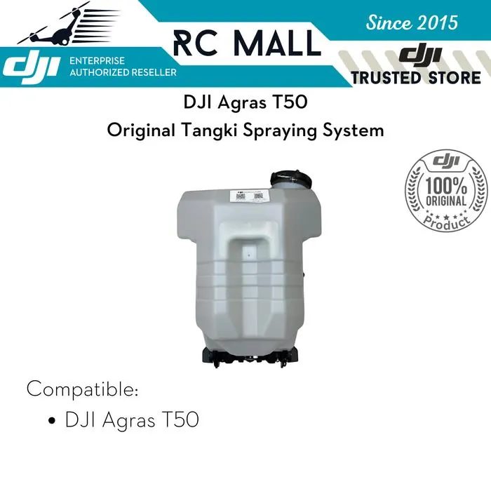 Spraying System DJI Agras T50 Tangki Tank Drone Pertanian Agriculture