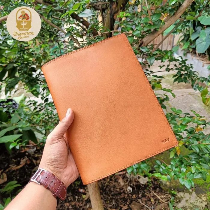 Case Binder A5 Leather Kulit asli Freeman Stationery Paper