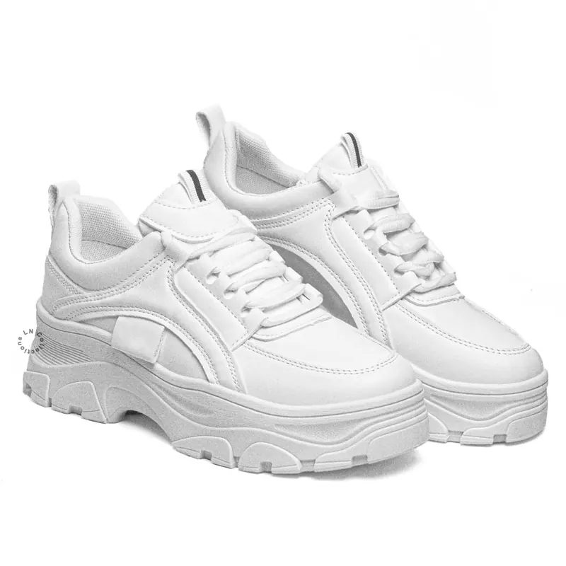 Sepatu Sneakers Wanita Korea S15 / putih