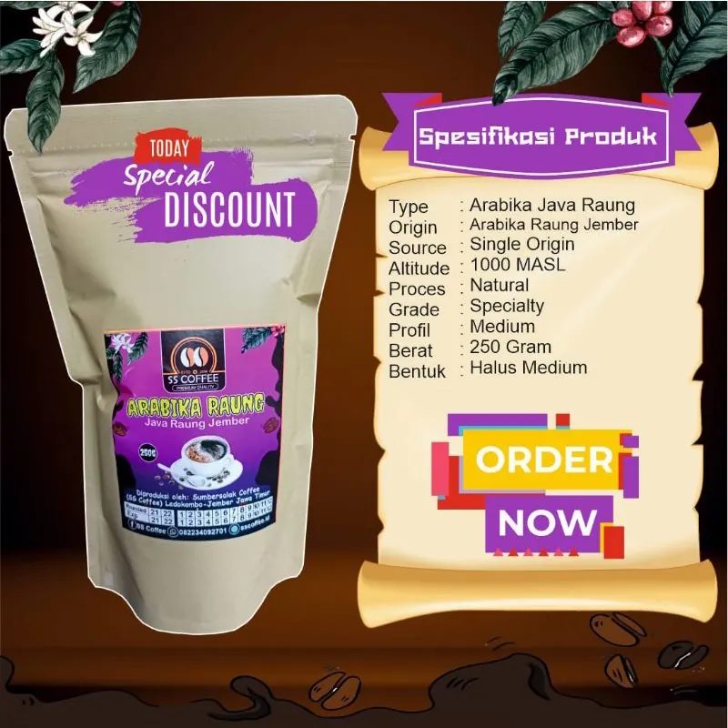 Kopi Arabika Raung Jember