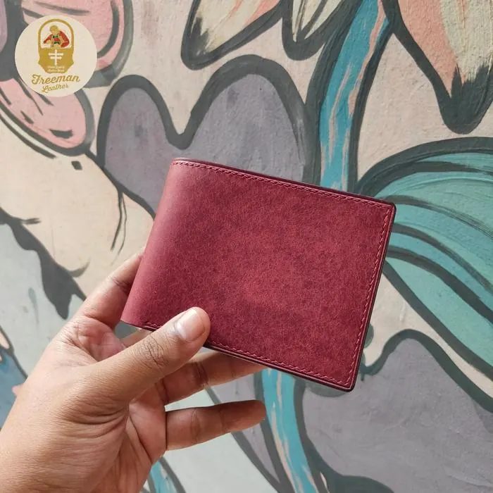 Dompet Kulit Basic V Billfold Wallet Buttero Itali Badalassi